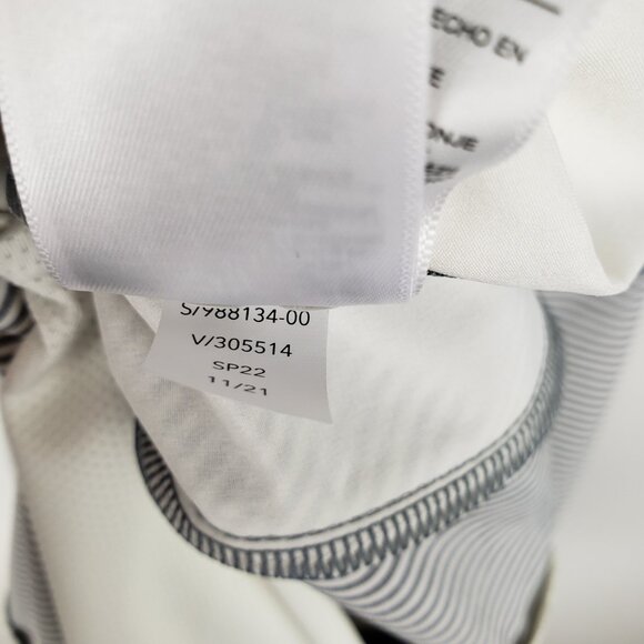 Athleta Brooklyn Textured 16" Skort Pull On Gray City Stripe 988134 Size 10 - Picture 8 of 8